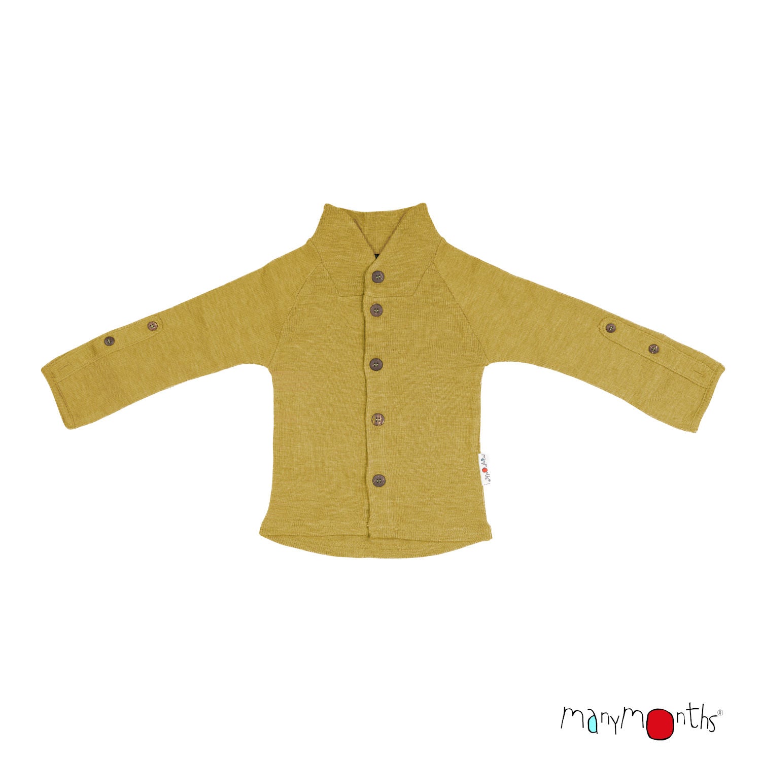 Вълнена Детска Жилетка Axolotl Yellow