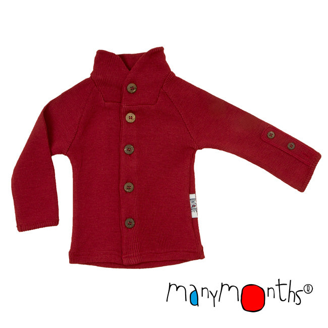Вълнена Детска Жилетка Raspberry Red