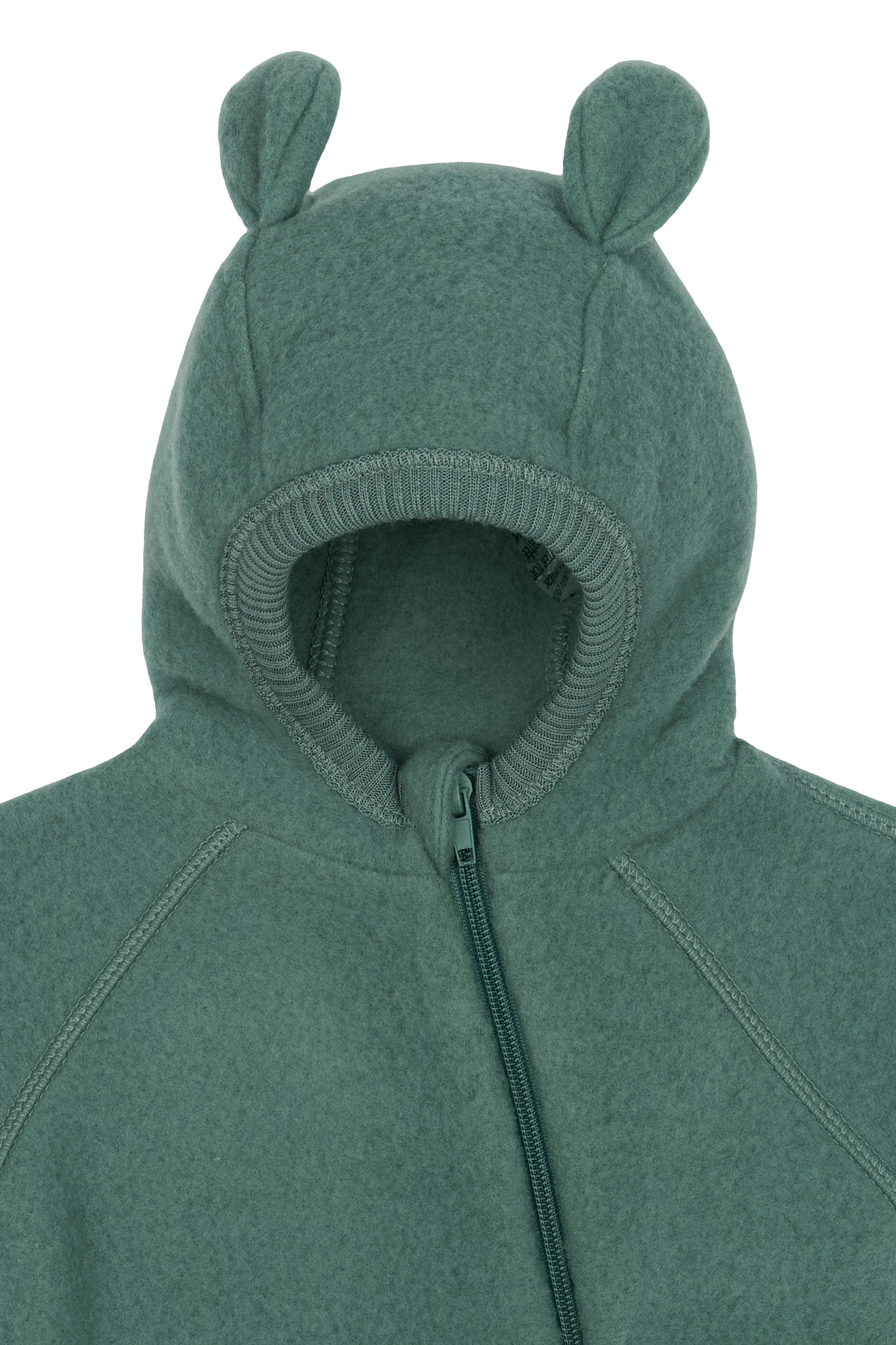 Вълнен гащеризон с качулка Balsam Green