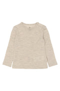 Детска блуза с мерино вълна Melange Offwhite